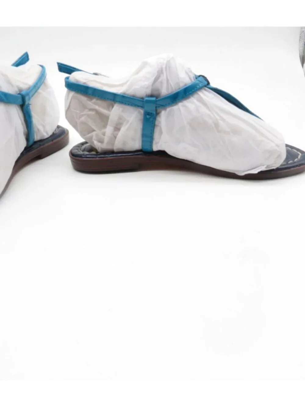 Sam Edelman Kids Blue Croco Gigi Sandals US 12M NEW